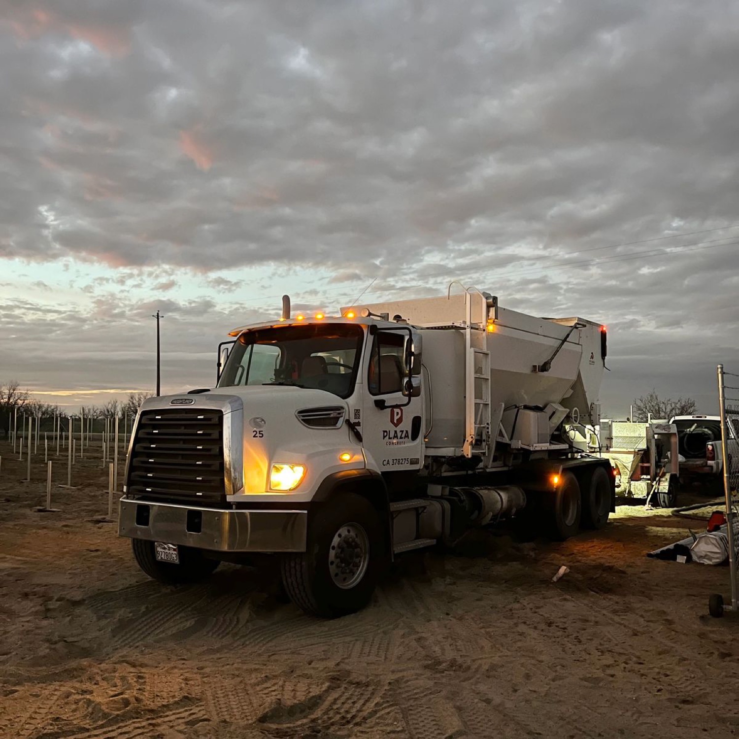 Concrete pour